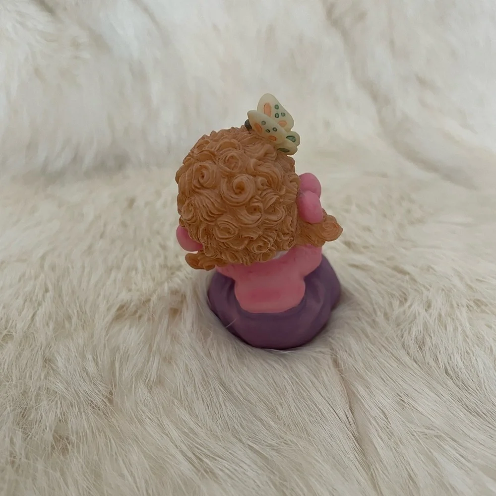 Precious Moments Resin Figurine. “Thinking of You”. Y2K. 3” Tall